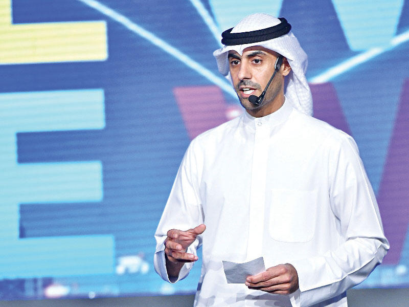 الخرافي يتحدث في الكلمة الافتتاحية