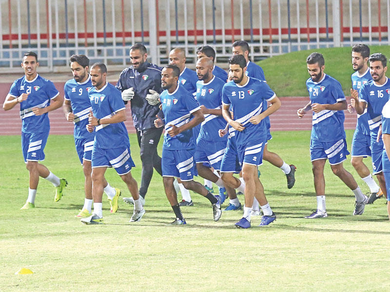 جانب من تدريب الأزرق