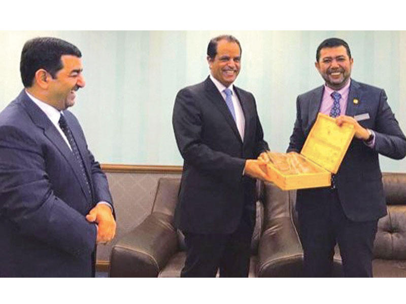 السعيد خلال لقائه نائب وزير الخارجية الماليزي