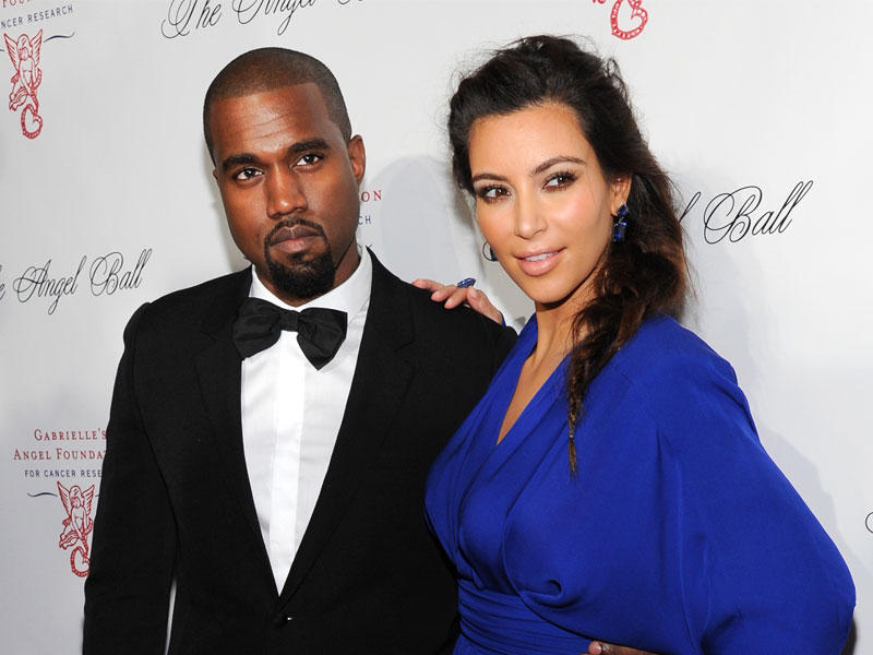 كيم كارداشيان وكانيي ويست