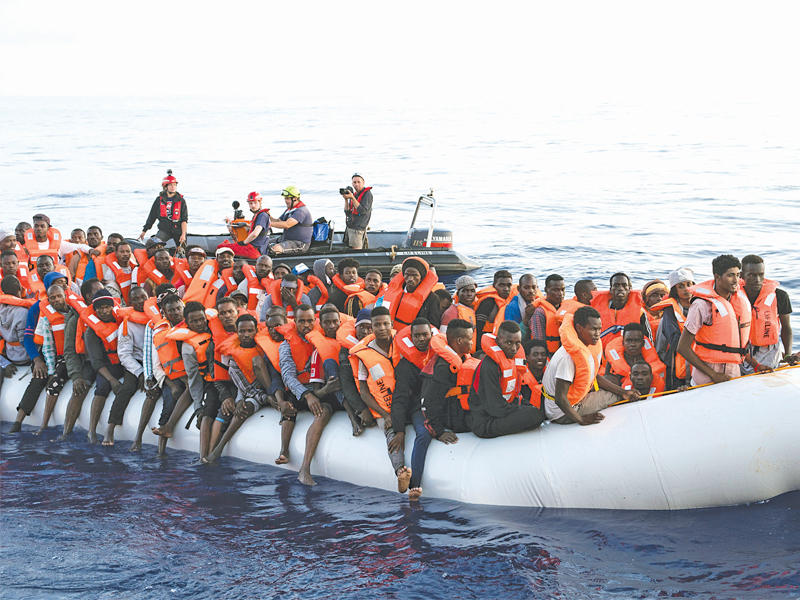 المهاجرون الأفارقة إلى أوروبا