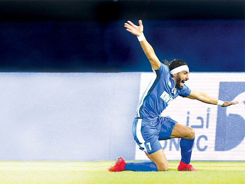 لاعب المنتخب الوطني الأول فهد العنزي