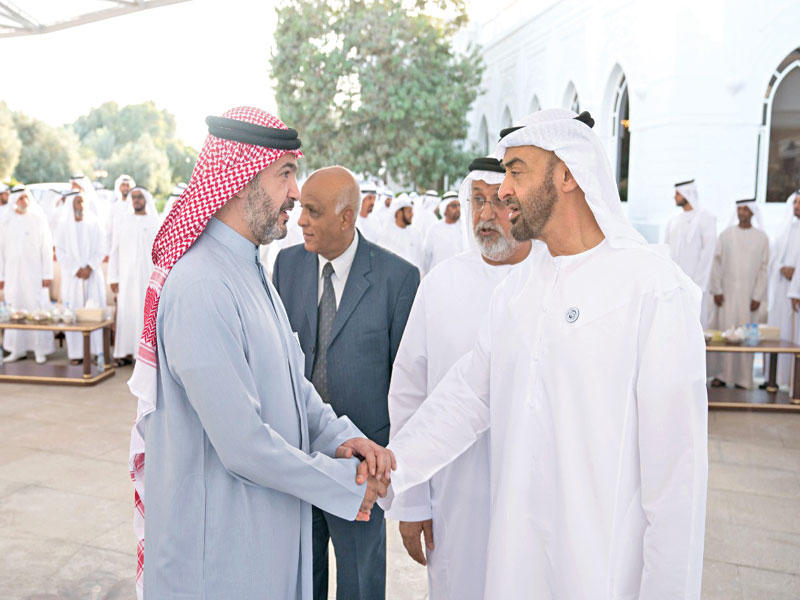 العبدالله يتلقى التهنئة بتجديد الثقة