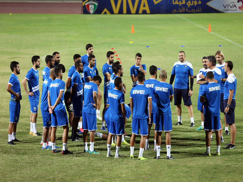 جانب من تدريب سابق للمنتخب