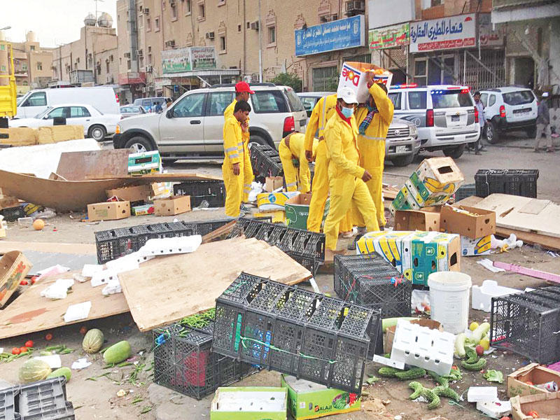 جانب من الحملة