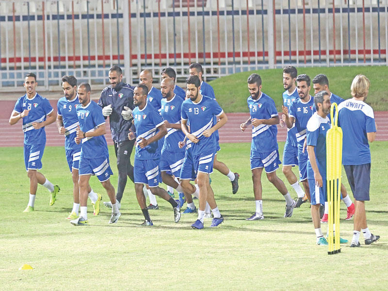 تدريب سابق للأزرق