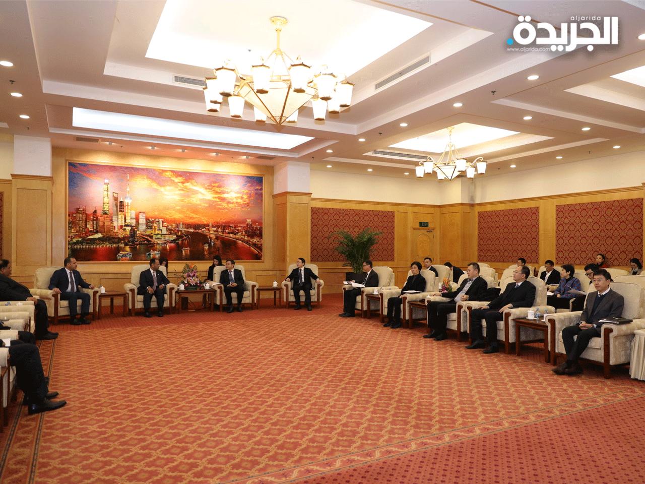 الحجرف في افتتاح منتدى الاستثمار الصيني - الكويتي الأول