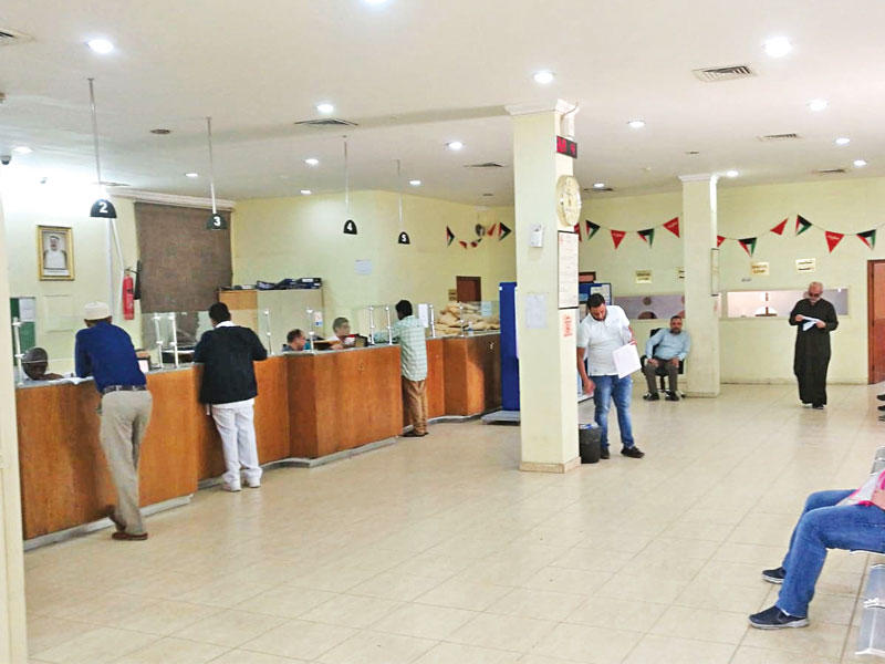 مركز ضمان الفروانية أمس وبدا الوضع طبيعياً