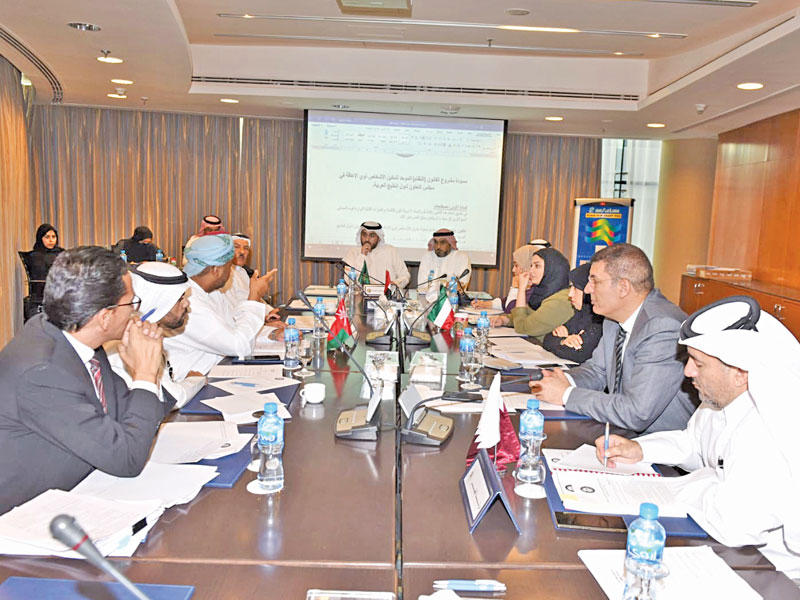 جانب من الاجتماع الخليجي