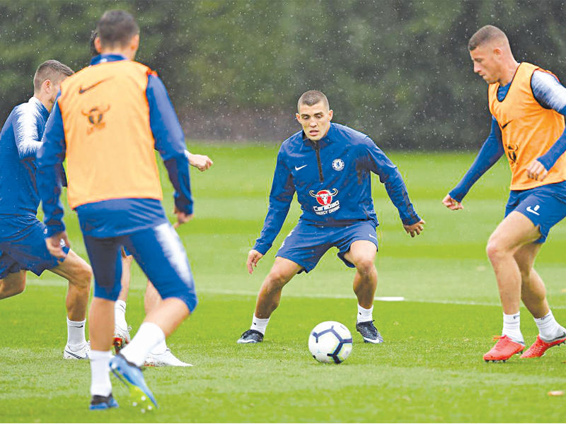 جانب من تدريبات تشلسي