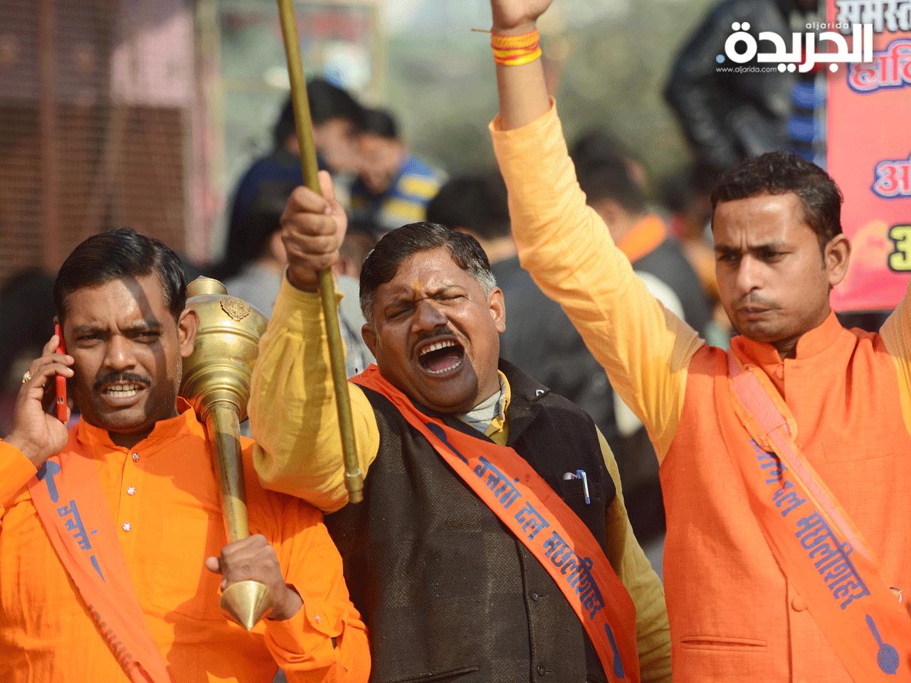 جانب من التظاهرة