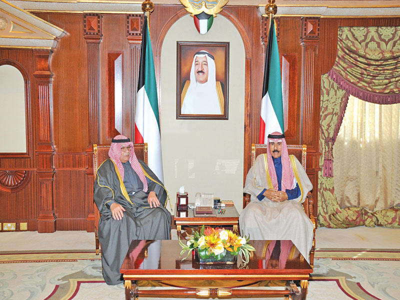 ولي العهد مستقبلاً الجراح أمس