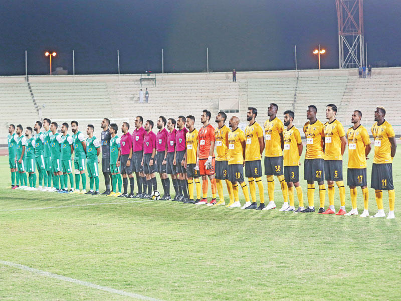 القادسية والعربي في القسم الأول