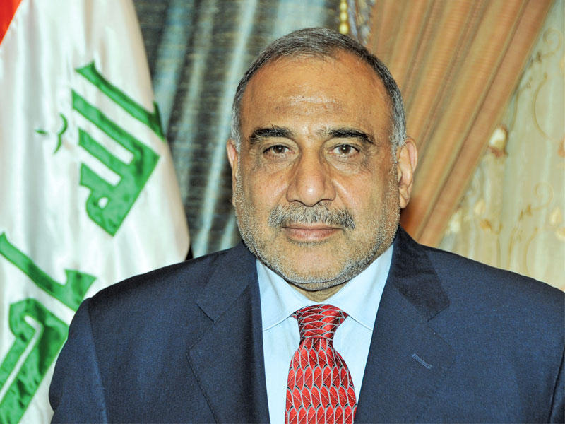  رئيس الحكومة العراقية عادل عبدالمهدي 
