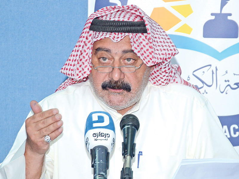 إبراهيم الحمود رئيس جمعية أعضاء هيئة تدريس بجامعة الكويت