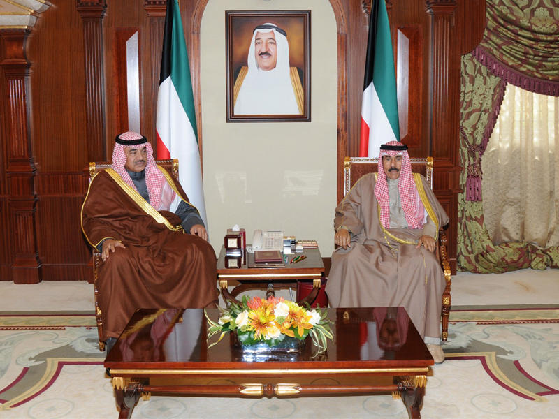 ولي العهد مستقبلاً صباح الخالد أمس