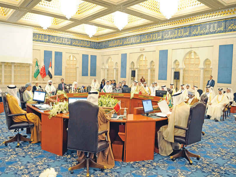 جانب من اجتماع  وزراء النقل بدول مجلس التعاون