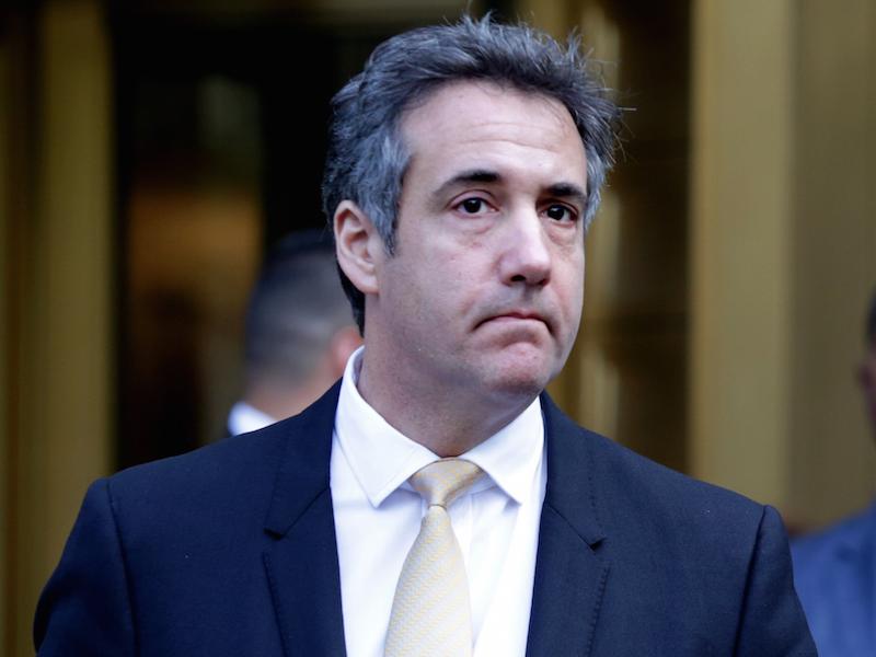 مايكل كوهين، المحامي الشخصي السابق للرئيس الأميركي دونالد ترامب