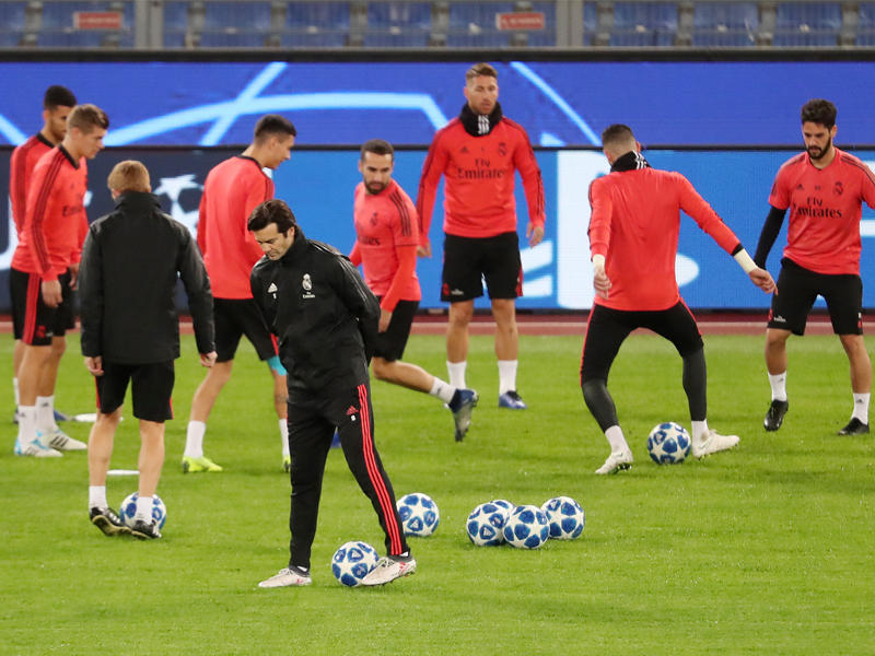 جانب من تدريبات ريال مدريد