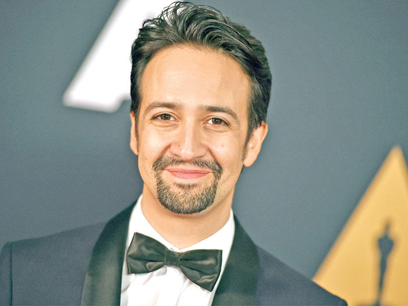 الممثل والملحن الأميركي لين مانويل ميراندا