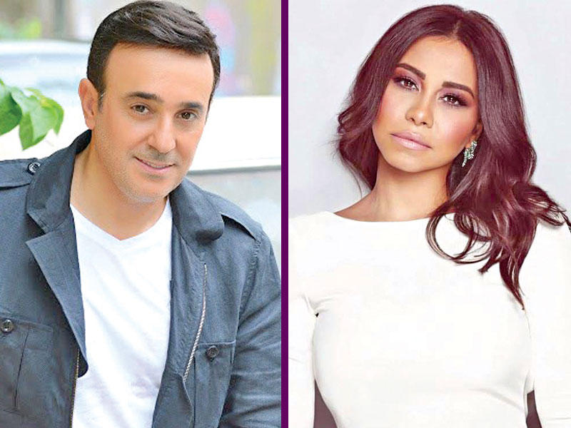 شيرين عبدالوهاب و  صابر الرباعي