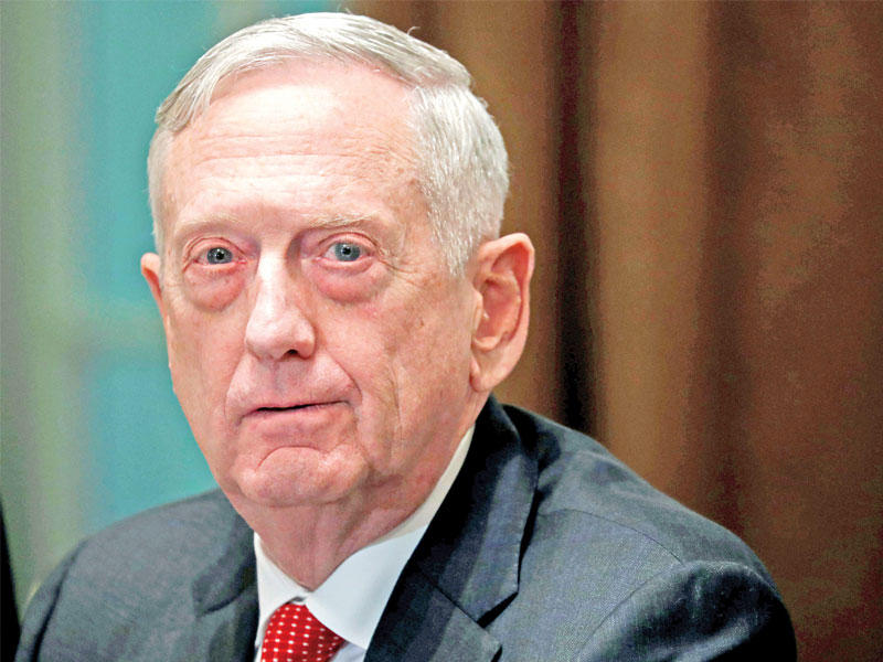 وزير الدفاع الأمريكي جيم ماتيس