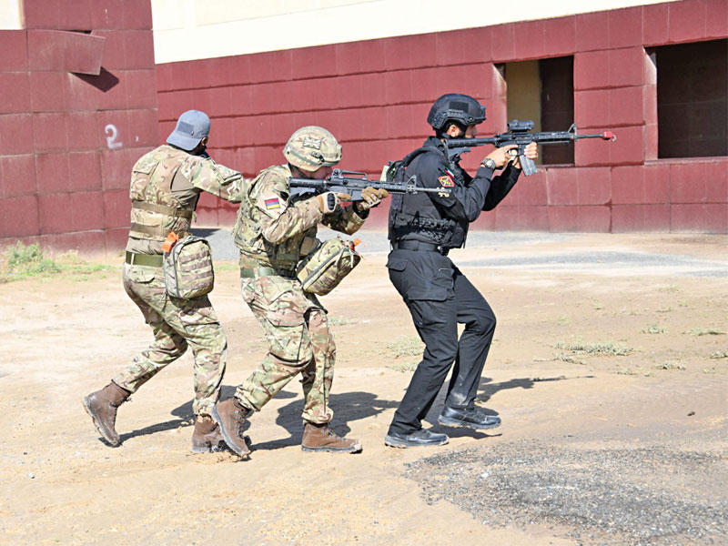 جانب من فعاليات التمرين