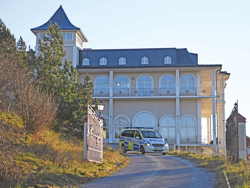 قصر جوهانسبرغ في ريمبو (50 كلم شمال استوكهولم) الذي سيستضيف مشاورات اليمن (إي بي أيه)