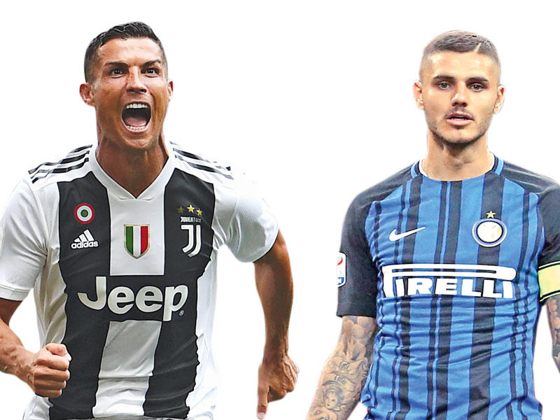 إيكاردي نجم الإنتر - رونالدو نجم يوفنتوس