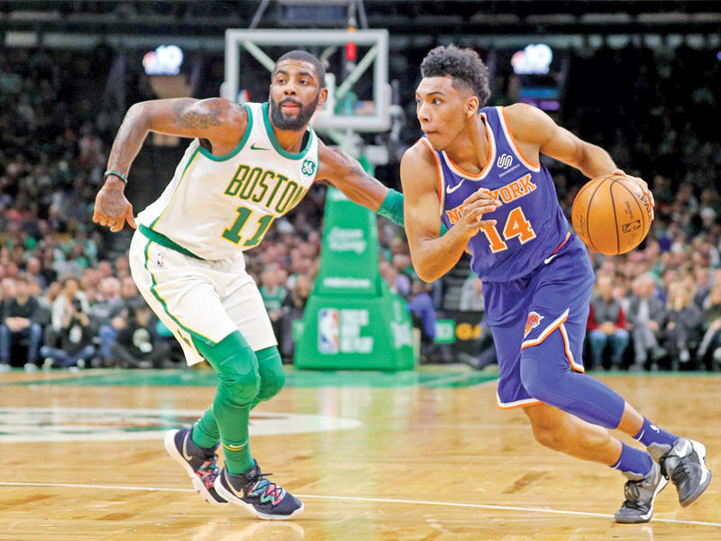 جانب من لقاء بوسطن ونيكس