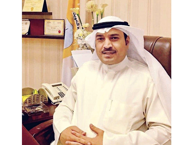 مدير الإدارة أحمد العنزي