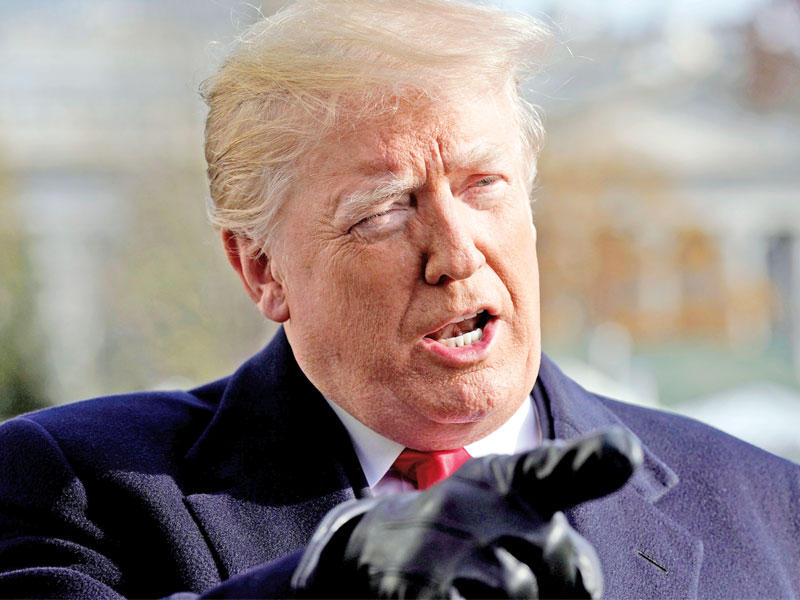  الرئيس دونالد ترامب 