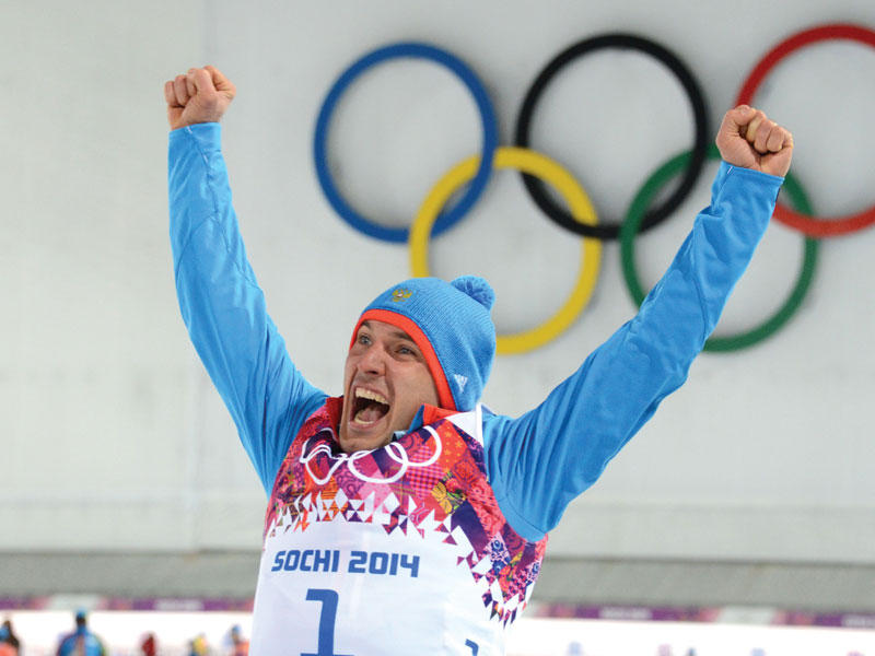 يفجيني جارانيشيف لاعب البياثلون الروسي