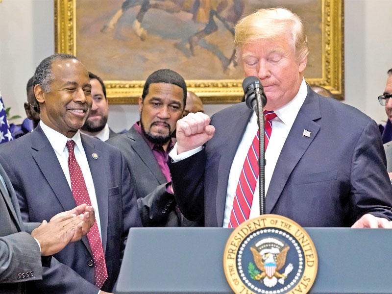  الرئيس الأميركي دونالد ترامب