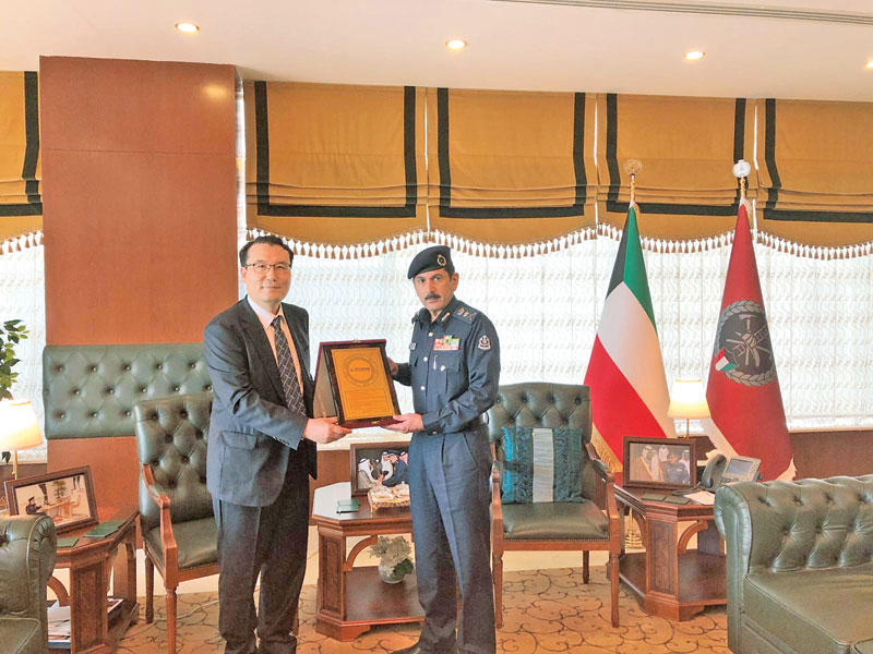 المكراد مستقبلا مسؤول محطة غاز الزور