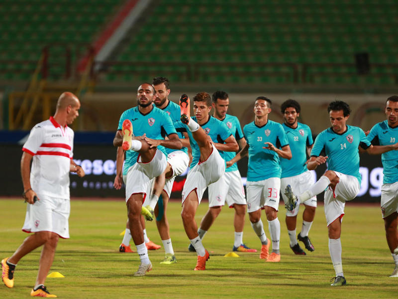 جانب من تدريبات الزمالكn