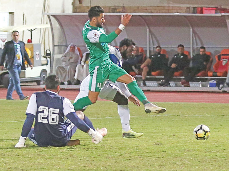 جانب من مباراة العربي والجهراء