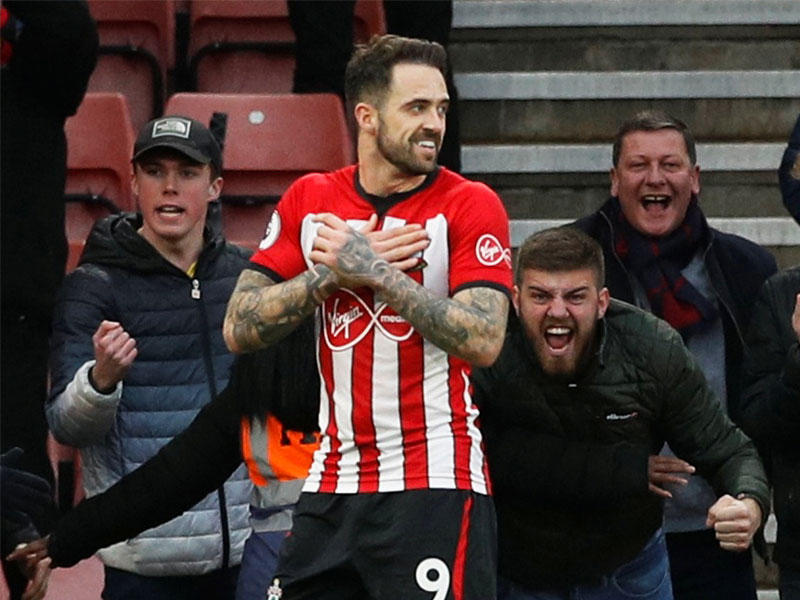 داني إنجز نجم ساوثهامبتون يحتفل بهدفه