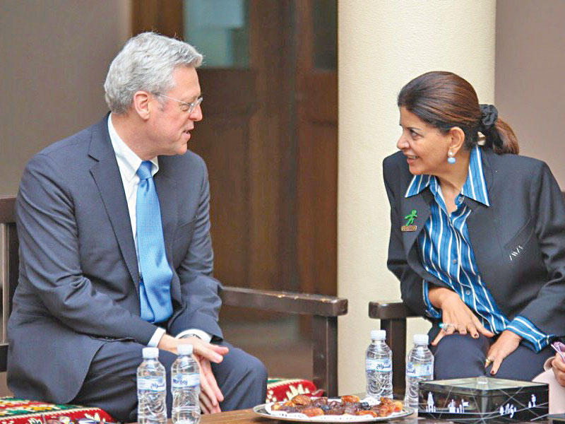 فارعة السقاف والسفير الألماني