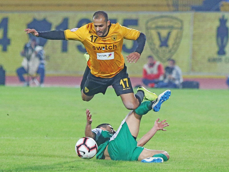 جانب من الديربي الاخير في منافسات الدوري