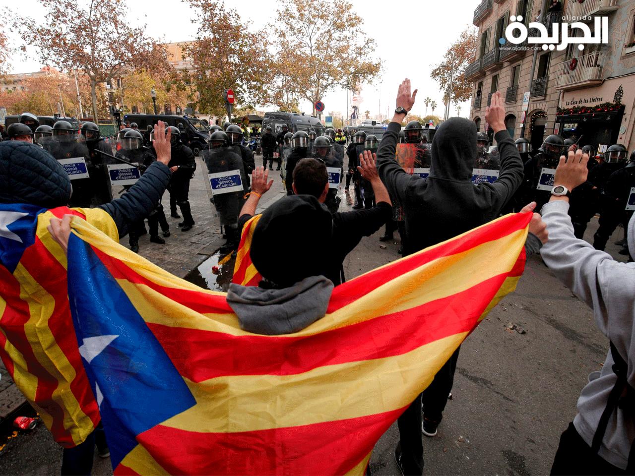 جانب من تظاهرات اليوم