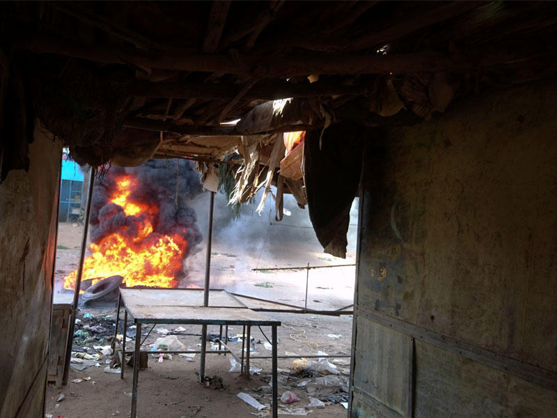 الاحتجاجات ضد ارتفاع الأسعار في عطبرة في شمال شرق السودان