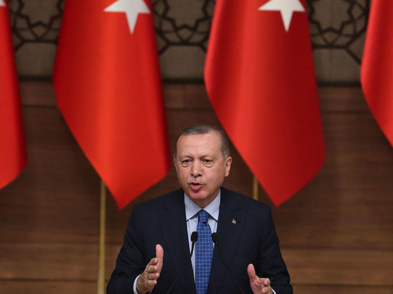  الرئيس التركي رجب طيب إردوغان