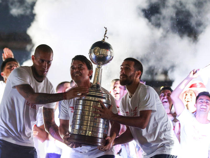 جانب من احتفالات ريفر بليت