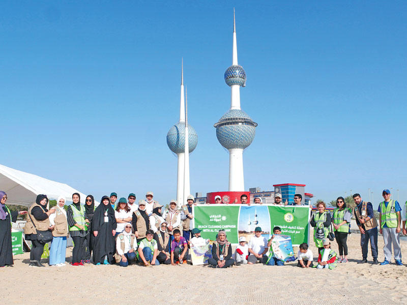 لقطة جماعية خلال الحملة