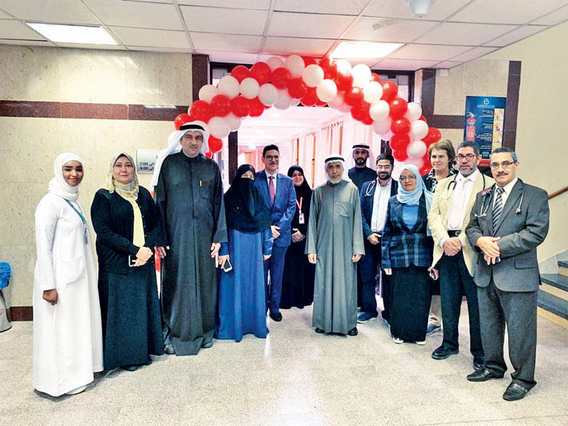 جانب من افتتاح «أجنحة الأطفال» بمستشفى الصباح 