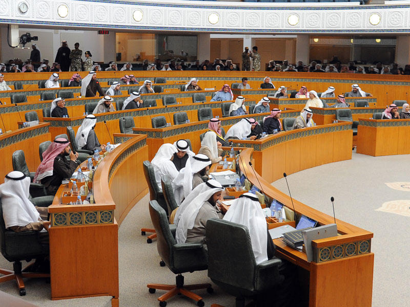 مجلس الأمة في جلسته أمس (تصوير عبدالله الخلف)