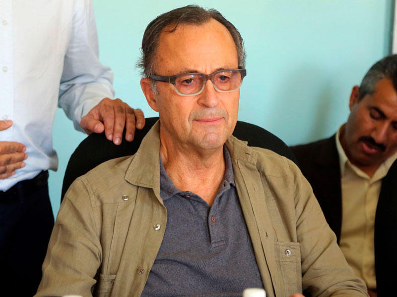 الجنرال الهولندي المتقاعد باتريك كاميرت ، الذي يرأس فريق الأمم المتحدة المكلف بمراقبة وقف إطلاق النار