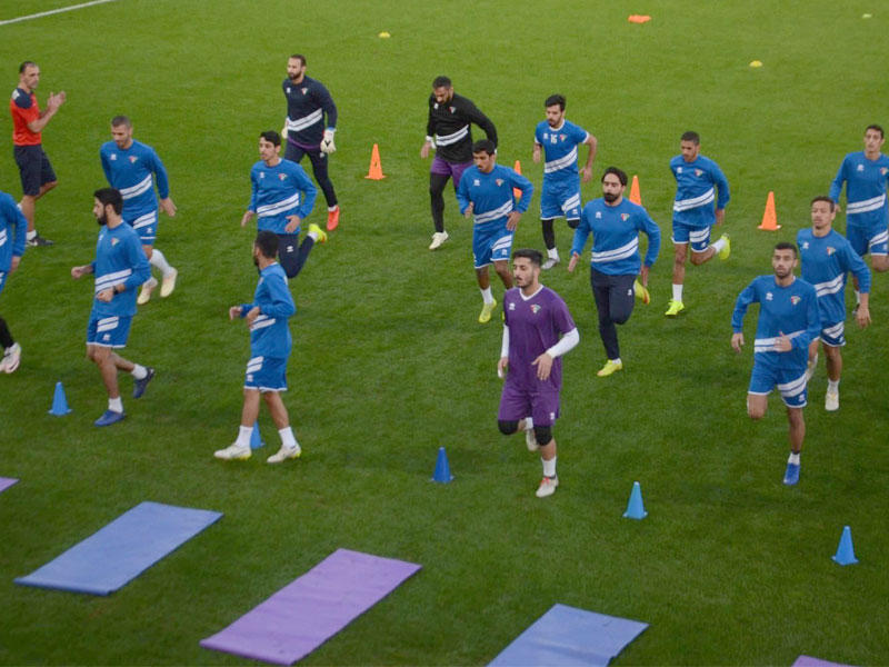 جانب من تدريب الأزرق