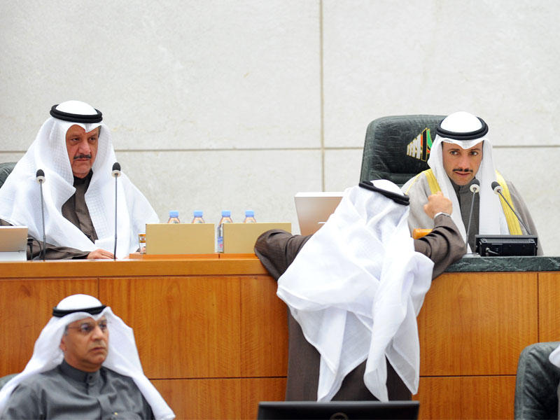 جلسة مجلس الأمة أمس